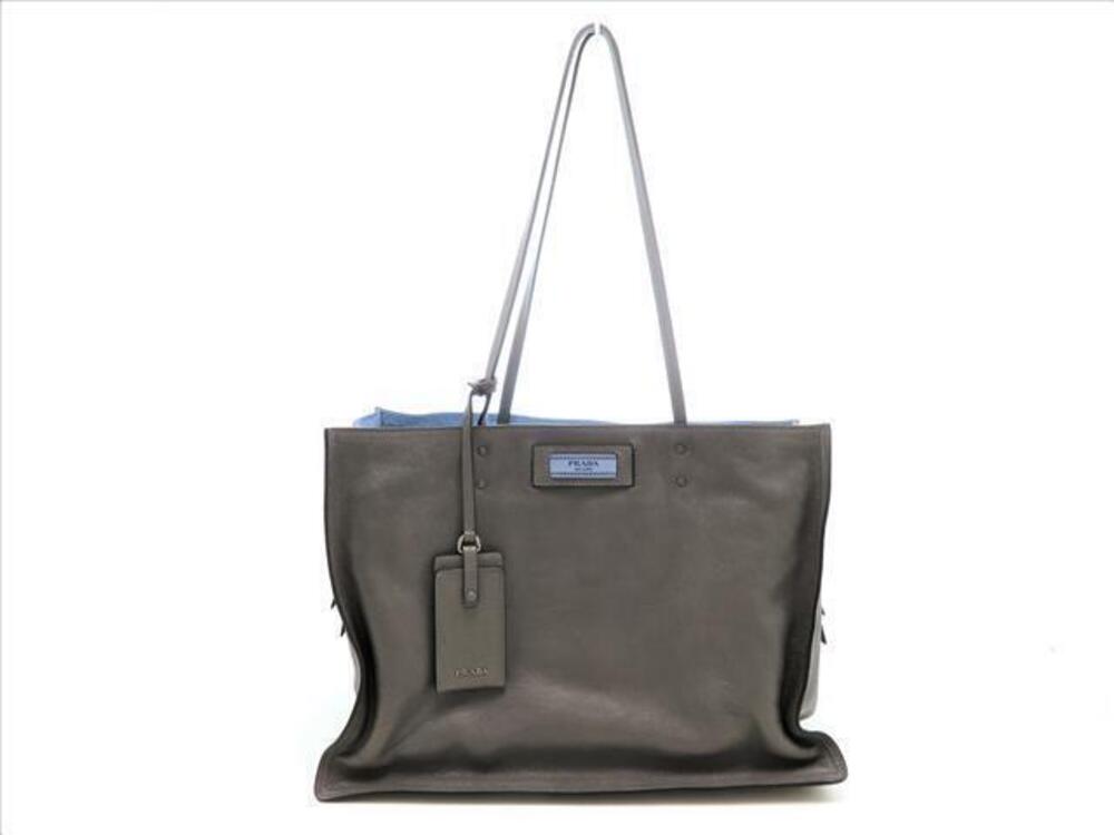 Prada Bag Etiquette Tote Embossed